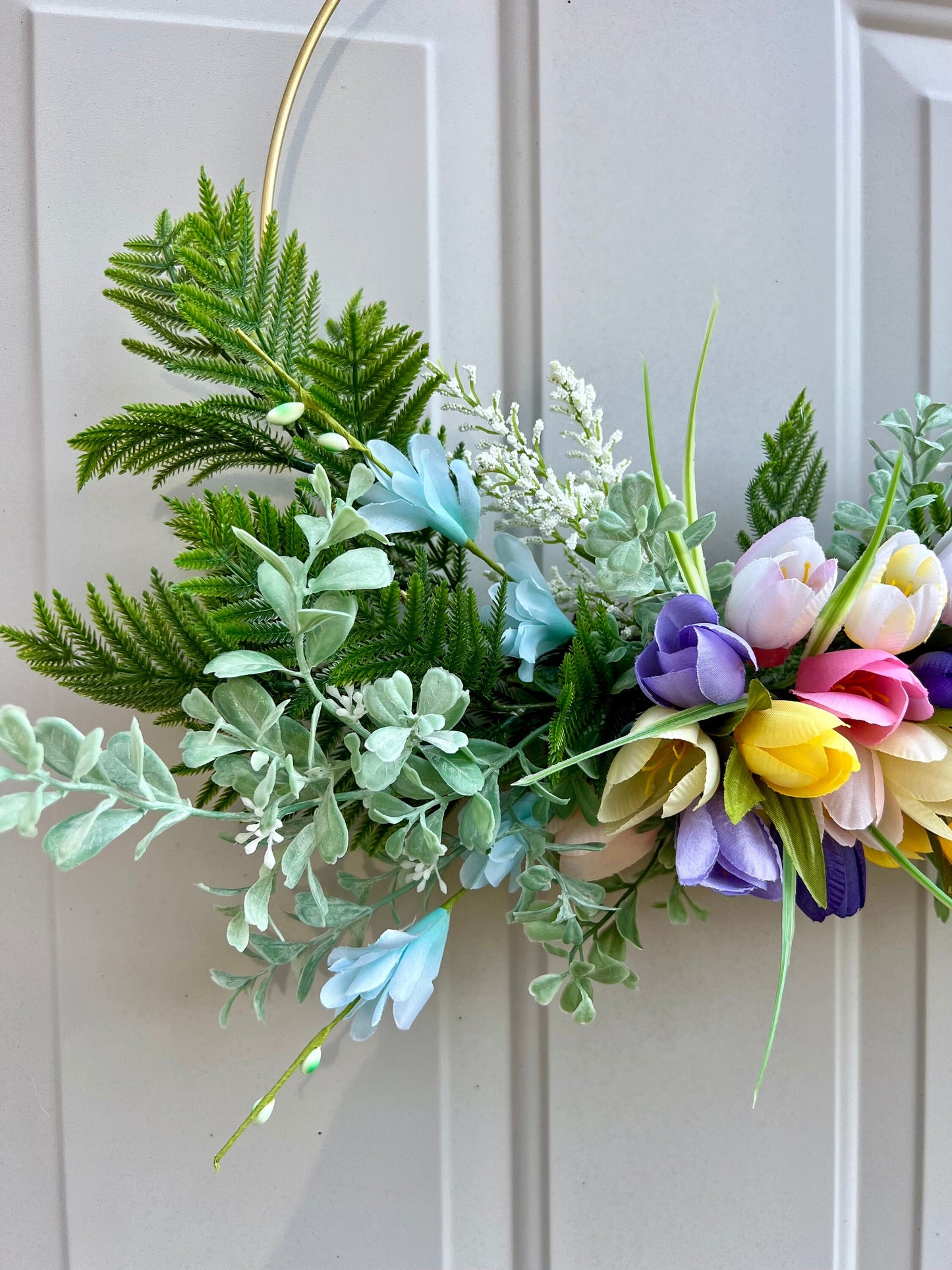 Spring Tulip Wreath