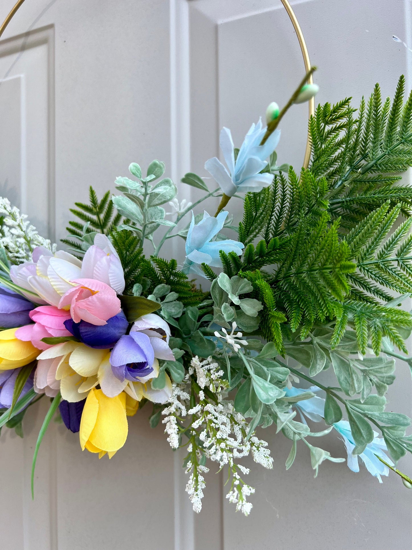 Spring Tulip Wreath
