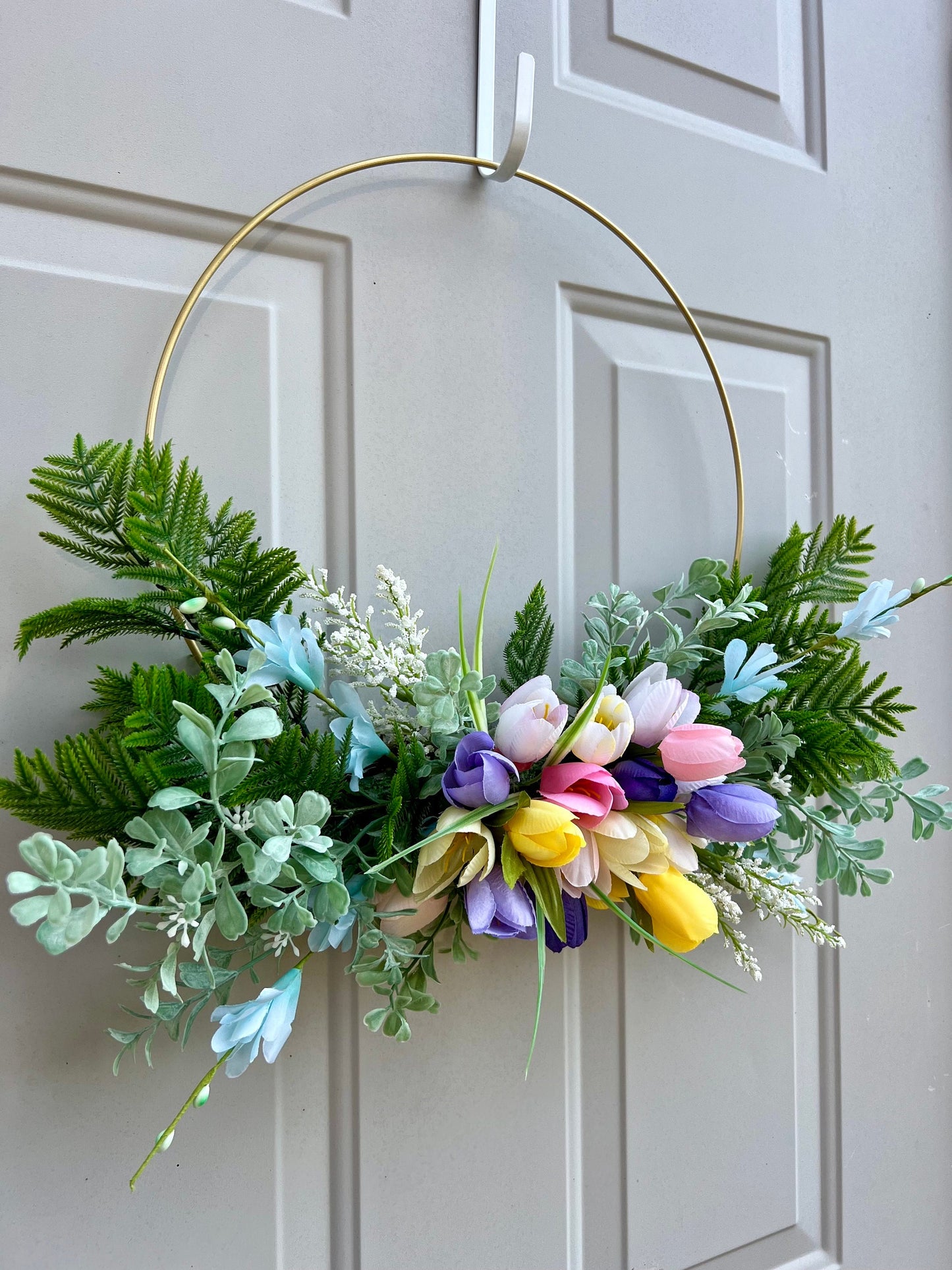 Spring Tulip Wreath