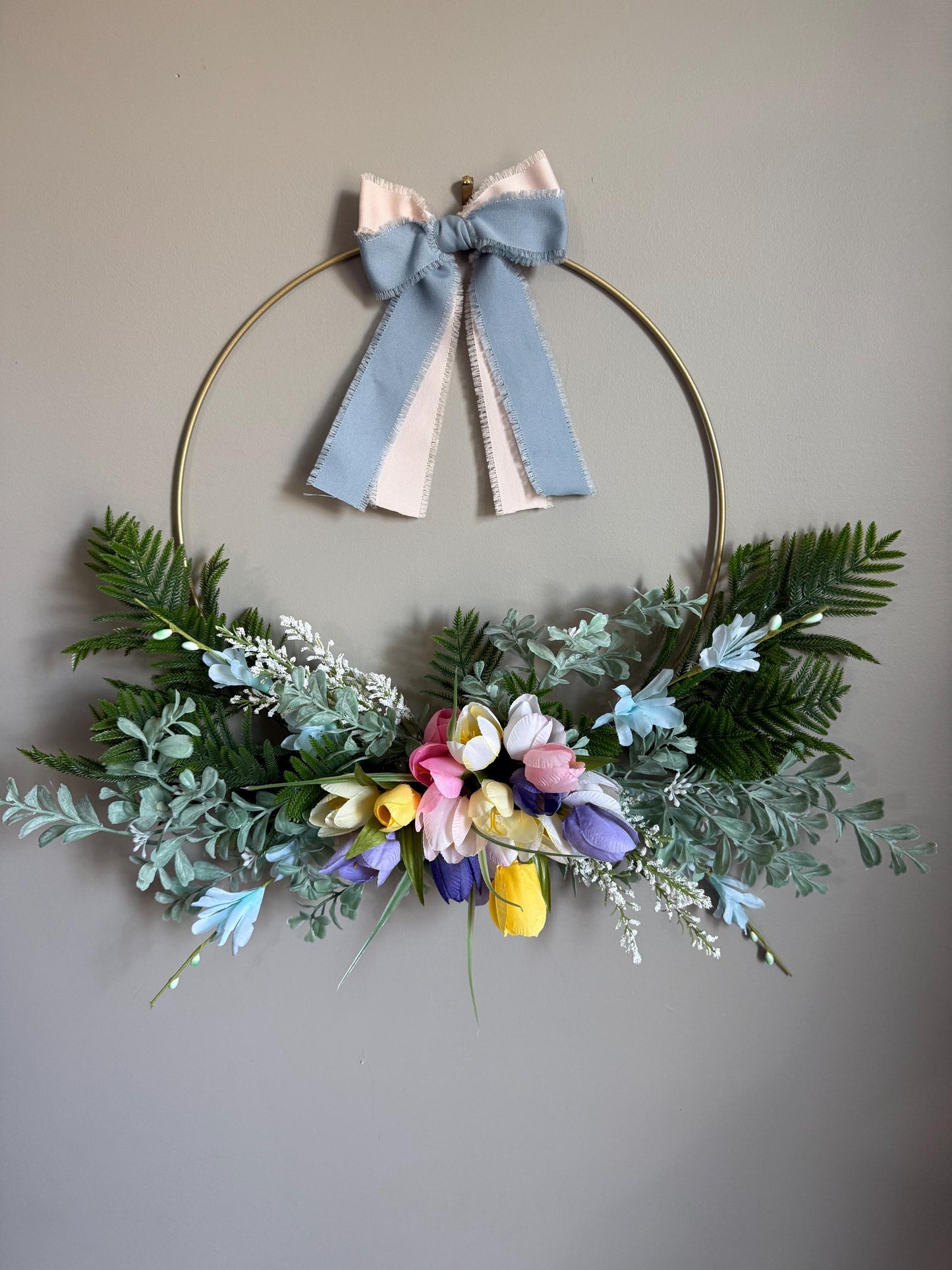 Spring Tulip Wreath