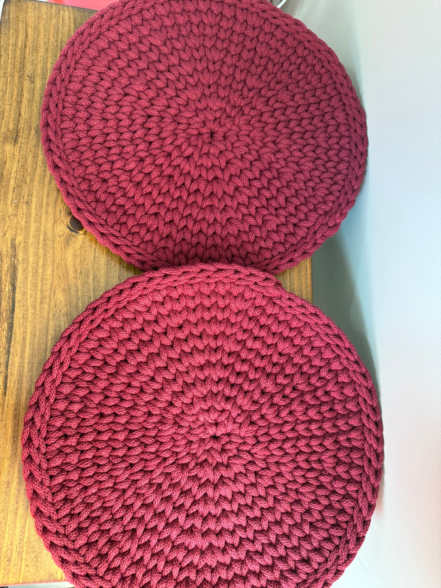 Wine Red Placemats (Set of 2)