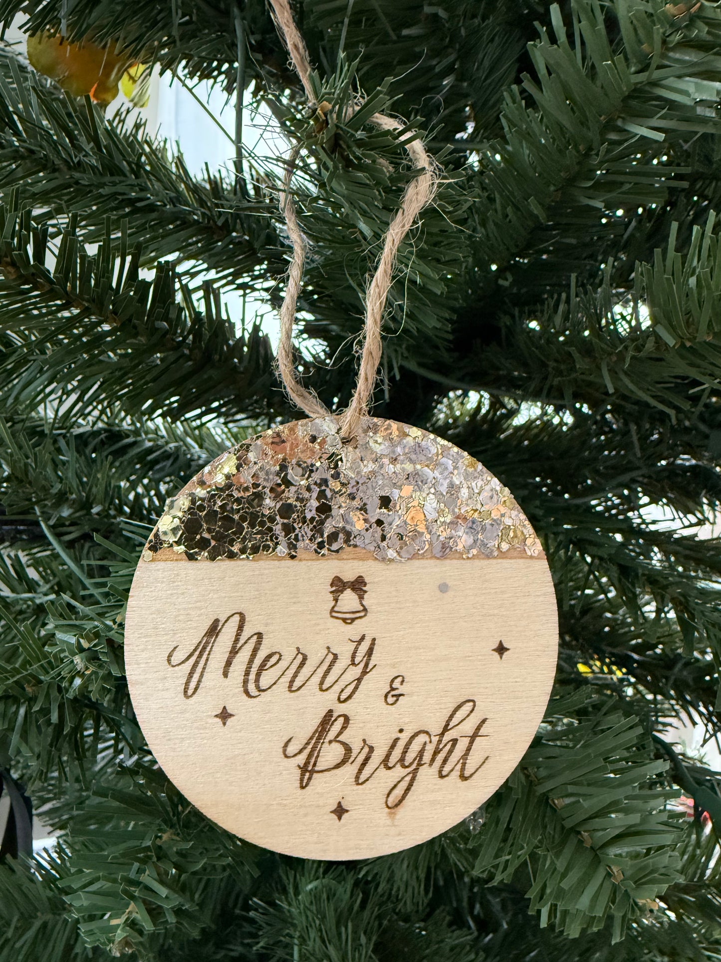 Christmas Glitter Ornament