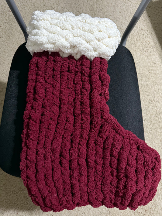 Chunky Knit Christmas Stocking
