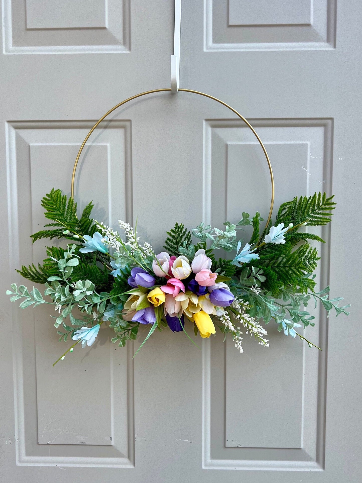 Spring Tulip Wreath